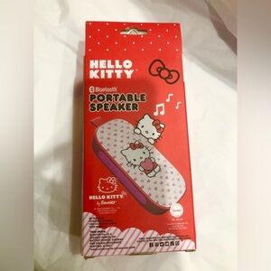 Hello Kitty pink heart pattern‎ portable bluetooth speaker brand new